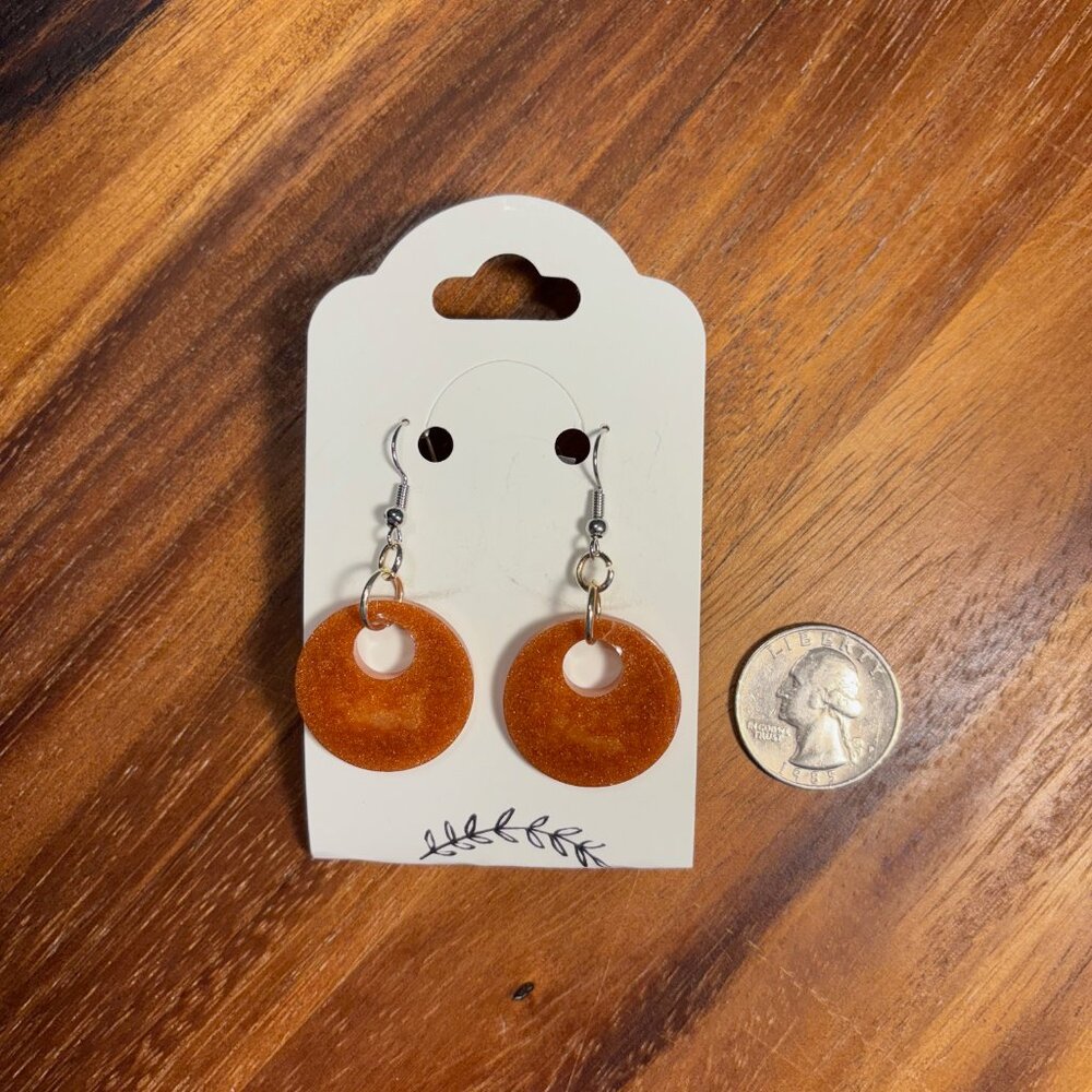 Autumn Circular Earrings